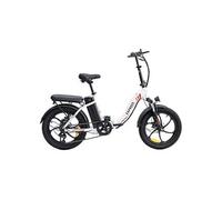 Vélo électrique F20, 20 ", Pliable, Cadre E-bike 7 Vitesses, Avec Batterie Au Lithium Amovible 15AH - Blanc