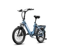 VéLo éLectrique Flexible Fafrees F20 - Moteur 250 W, Batterie 36 V 20 Ah, Pneus 20 Pouces, Freins à Disque MéCaniques - Gris-Bleu
