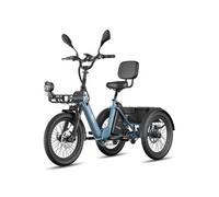 Vélo électrique F20 Mate II - Moteur 250W batterie 48V21Ah pneus 20 pouces freins à disque hydrauliques - Gris bleu