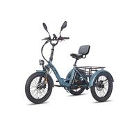 Vélo électrique FAFREES F20 Mate, moteur 500W, 30km/h MAX, batterie 23,45 Ah, freins hydrauliques, version certifiée, Bleu Bleu