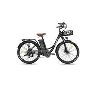 Vélo électrique FAFREES F26 Lasting - Moteur 250W Batterie 36V20.3Ah Assisted Autonomie 160KM Frein à Disque Mécanique - Noir - Neuf