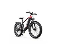 Vélo électrique F26 Lite 26" noir. 500 W, pneus larges de 26", autonomie de 80 à 90 km, transmission Shimano 7 vitesses, freins hydrauliques, écran