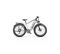 Vélo Electrique F26 Lite - 48V 18AH, Freins à Disque Hydrauliques, Pneus Mousse 26×4.0, Charge Maximale 150 kg, Blanc