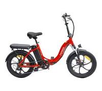 Vélo électrique FAFREES F20, 20 " , Pliable, Cadre E-bike 7 Vitesses, Avec Batterie Au Lithium Amovible 15AH - Rouge Rouge G