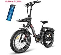 Vélo électrique FAFREES F20 MAX 500W 48V 22,5Ah max 45km/h Noir avec Cadeau Pompe