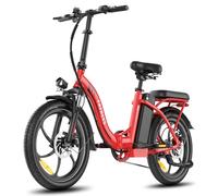 Vélo Électrique FAFREES F20+ - Moteur 250W Batterie 36V20Ah Pneus De 20 Pouces Frein à Disque Mécanique - Rouge