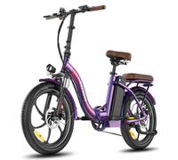 Vélo Électrique Fafrees F20+ Pro - Moteur 250w Batterie 36v22.5ah Pneus De 20 Pouces Frein À Disque Mécanique - Violet Rose
