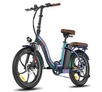 Vélo Électrique Fafrees F20+ Pro - Moteur 250w Batterie 36v22.5ah Pneus De 20 Pouces Frein À Disque Mécanique - Bleu Vert