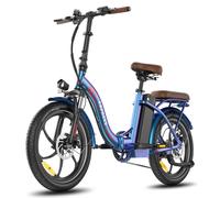 Vélo Électrique Fafrees F20+ Pro - Moteur 250w Batterie 36v22.5ah Pneus De 20 Pouces Frein À Disque Mécanique - Bleu Aurore