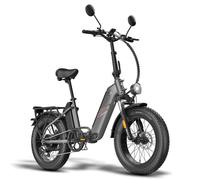 Vélo électrique Fafrees FF20 Polar City, moteur 500 W, double batterie 48 V 24 Ah, pneus 20 x 4 pouces - noir