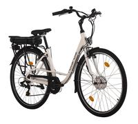 Vélo Electrique Femme 28'' Hollandia Zagon Blanc 250W Li-Ion 36V/13 6 Vit 184E