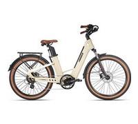 Vélo électrique - Fibre de carbone - Double Batterie 921.6 Wh - Autonomie max 200 km - Capteurs de couple double bras 25KM/H Blanc Blanc