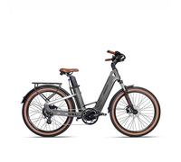 Vélo électrique - Fibre de carbone - Double Batterie 921.6 Wh - Autonomie max 200 km - Capteurs de couple double bras - Gris