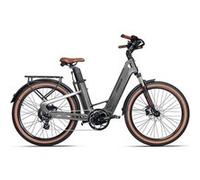 Vélo électrique - Fibre de carbone - Double Batterie 921.6 Wh - Autonomie max 200 km - Capteurs de couple double bras 25KM/H gris Gris