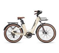 Vélo électrique - Fibre de carbone Double Batterie 921.6Wh Paniers voiture Autonomie max 200km Capteurs de couple double bras 25KM/H Blanc Blanc