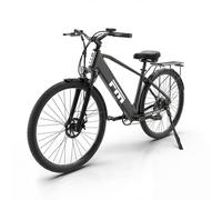Vélo électrique FM M1 à cadre ouvert, moteur 36 V 250 W et batterie amovible 36 V 13 Ah, pneus 27,5 - noir