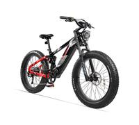 VéLo Électrique Glider | Moteur 250W | Batterie 52V 20Ah | Pneus 26 Pouces | Vitesse Max 25 km/h | Autonomie 90 km | Noir
