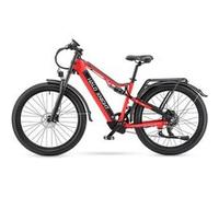 Vélo électrique HALO KNIGHT H03, 27,5 po, Max 40 km/h, rouge Rouge