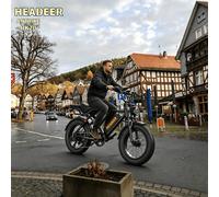 Vélo électrique HEADER BK20, batterie 48V 20Ah, connexion intelligente via application Bluetooth, charge maximale 150 kg, suspension avant et arrière, autonomie maximale 80 km, pneus larges 20'', vélo