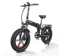 VéLo Électrique HedaTX PX6 | Vitesse Max 45 km/h | Autonomie 40 km | Moteur 750W | Batterie 48V 13Ah | Pneus 20 Pouces | Noir | Roue Monobloc
