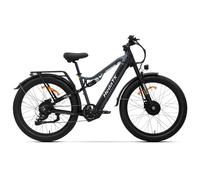 Vélo électrique HedaTX TX29, double moteur, 27,5 po, batterie 48V 19,2Ah, gris