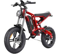 Vélo Électrique Hidoes B6 - Moteur 1200W - Batterie 48V 15 Ah - Gros Pneus 20'x4' - Autonomie 75 km - Amortisseur Hydraulique