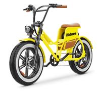 Vélo Électrique Hidoes HD-C8 - Moteur 700W Batterie 48V17AH Roues de 20 Pouces Freins à Disque - Jaune