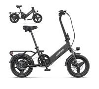 Vélo Électrique HillMiles Mile 1 - Moteur 250W Batterie 36V10.4AH Pneus De 14 Pouces Frein à Disque Mécanique - Noir