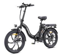 Vélo Électrique HillMiles MilePort 1 - 250W Moteur 36V13Ah Batterie Pneus 20 Pouces Freins à Disques Mécaniques - Noir