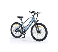 Vélo électrique HillMiles MileTrail 1 Bleu, batterie 36V 13Ah, autonomie jusqu'à 120 km, freins hydrauliques à disque, suspension avant, pneus 26