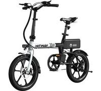 Vélo Électrique - HITWAY - 16 Pouces Pliable - Batterie 36V6Ah - Autonomie Max 25-60KM Noir