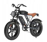 Vélo Électrique - Jansno X70m - 20 Pouces - Moteur 1500w - Double Batterie 48 V 34 Ah - 48km Autonomie - Noir Multicolore