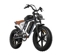 Velo Électrique JANSNO X70M - 750W Moteur - Double Batterie 48V 14AH + 48V 20AH - Autonomie（PAS） 120 KM - Gris