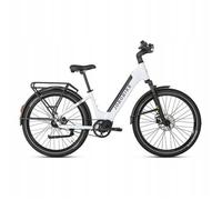 Vélo électrique - JOBOBIKE - Luxe - 250 W - 36 V - 15 Ah - Moteur central - 27,5 pouces - Blanc