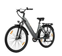 VéLo Électrique K608 | Moteur 250W | Batterie 36V 20Ah | Pneus 28 Pouces | Vitesse Max 25 km/h | Autonomie 60-65 km | Gris