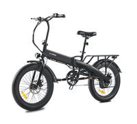 VéLo Électrique KAISDA K2C | Vitesse Max 25 km/h | Autonomie 40 km | Moteur 250W | Batterie 36V 10.4Ah | Pneus 20 Pouces | Noir