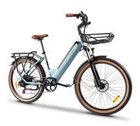 Vélo électrique KAISDA K601, moteur sans balais 250W, batterie lithium 36V16AH, pneus de 26 pouces, parfait pour les trajets quotidiens en ville et les balades de loisirs.