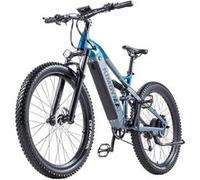 Vélo électrique KIMDYMA K01, Moteur 500W, Batterie au lithium 48V20AH, 25KM/H, Klaxon, Phares, Régulateur de Vitesse, Bleu Bleu