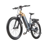 Vélo électrique KIMDYMA K02, Moteur 500W, Batterie au lithium 48V20AH, Shimano 21V, Klaxon, Phares, Régulateur de Vitesse, Jaune