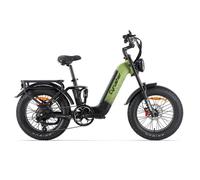 VéLo Électrique Kommoda 3.0 | Moteur 250W | Batterie 48V 20Ah | Pneus 20 Pouces | Vitesse Max 25 km/h | Autonomie 110 km | Vert