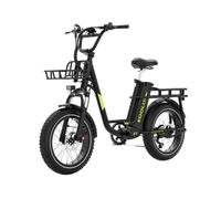 VéLo Électrique KOOLUX X7 | Moteur 250W | Batterie 48V 25Ah | Pneus 20 Pouces | Vitesse Max 25 km/h | Autonomie 80 km | Noir