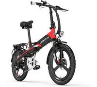 Vélo électrique Lankeleisi G660 20'', batterie 12,8 Ah, moteur 500 W - Rouge rouge G