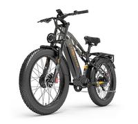 Vélo électrique Lankeleisi GM800 Max * Batterie Samsung 20AH * Moteur 2×1000W * 26''Fat Pneus * Shimano 7 vitesses * Noir et gris