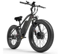Vélo Electrique LANKELEISI MG740Plus , Double Moteur 2000W, Autonomie 150km, Cadre Aluminium, Frein Hydraulique, Ecran LCD Couleur