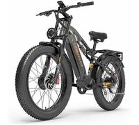 Vélo électrique LANKELEISI MG800 MAX 1000W*2 Samsunga 48V 20Ah 48km/h 130KM grey