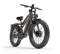 Vélo électrique Lankeleisi MG800 MAX Gris 2000W moteurs 20AH batterie 26 pouces gros pneu Fat Bike VTT Gris
