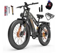 Vélo électrique LANKELEISI MG800 MAX - Double moteur 2000W - Samsung batterie 48V 20Ah-48km/h pneus 20""*4.0 et freins hydrauliques