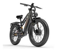 Vélo électrique Lankeleisi MG800 MAX Gris 2000W moteurs 20AH batterie 26 pouces gros pneu Fat Bike VTT Gris G