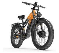 Vélo électrique Lankeleisi MG800 MAX Orange 2000W moteurs 20AH batterie 26 pouces gros pneu Fat Bike VTT Orange G
