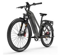 Vélo Électrique LANKELEISI MX600 PRO - 750W, 40 km/h, 27,5 Pouces Batterie 48V 20Ah, gris